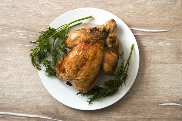 Fried chicken, fried chicken ready to be served, — Stock Photo, Image