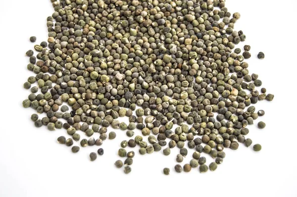 Bereit, sehr klar mit weißem hinterem Boden Okra-Samen zu pflanzen, Okra-Samen im Teller, — Stockfoto
