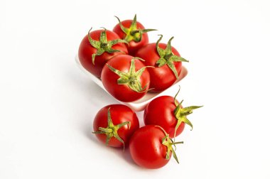 Onun mükemmel lezzet ile küçük domates sağlık için iyi olduğunu..