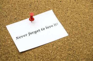 anlamlı kelimeler ve duygusal yazılar, özel günler için hazırlanan notlar duvar,