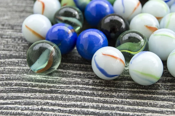 Color Color Children Play Marbles Glass Marbles Balls Multicolored Marble — Stock Photo, Image