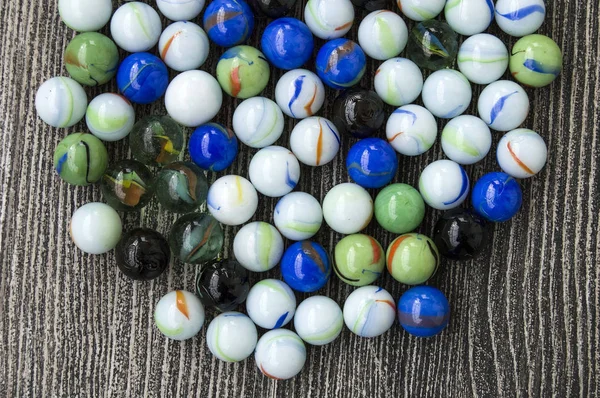 Color Color Children Play Marbles Glass Marbles Balls — Stock Photo, Image