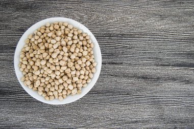 yemek için iyi bir fikir kuru nohut Yemeği, Kuru nohut, Kuru nohut plaka pişirmeye hazırdır,