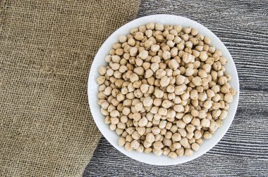 yemek için iyi bir fikir kuru nohut dish.dry nohut yemek, nohut plaka Makinası hazırdır,