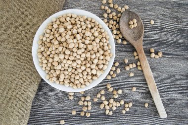 yemek için iyi bir fikir kuru nohut dish.dry nohut yemek, nohut plaka Makinası hazırdır,