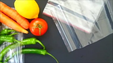 buzdolabında yiyecek, buzdolabı, kilitli buzdolabı çanta içinde tutma yemek yiyecek depolamak için kilitli buzdolabı çanta depolamak için kilitli torba sağlıklıdır.
