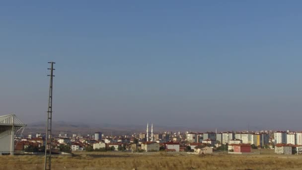 Τουρκία Yozgat Πόλη Sorgun Θέα Της Πόλης — Αρχείο Βίντεο