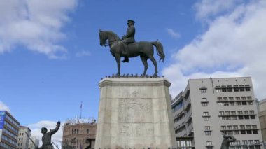 Atatürk heykeli ve heykeli 23 Ocak 2020 Ulus Ankara