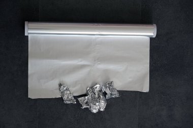 Alüminyum folyo, rulo şeklinde alüminyum folyo.