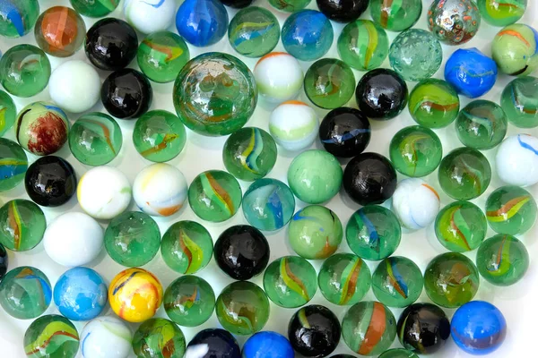 Colored Glass Balls 360 Degree Rotating Stand — Stock Photo, Image