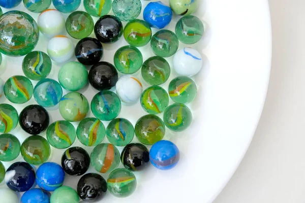 Colored Glass Balls 360 Degree Rotating Stand — Stock Photo, Image