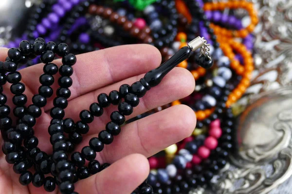 islam and prayer beads, colorful prayer beads, dhikr and prayer beads,