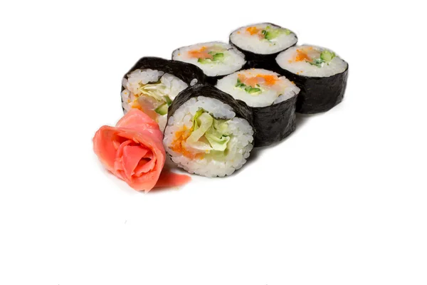 Sushi , roll, Japanese seafood — Stock Photo, Image
