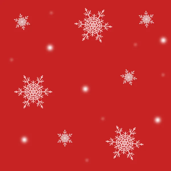 Vita snöflingor, jul — Stockfoto