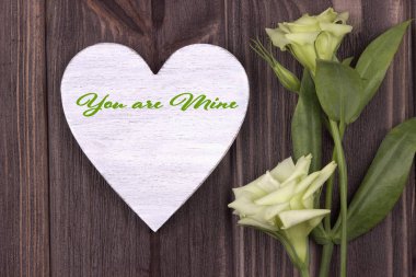 Sevgililer günü kartı sen metin ile benim yeşil