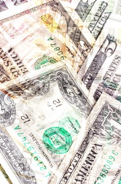 Soyut dolarlarına farklı mezhepleri arka plan.