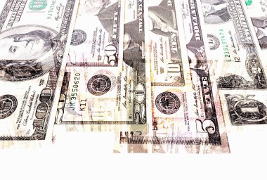 Soyut dolarlarına farklı mezhepleri arka plan.