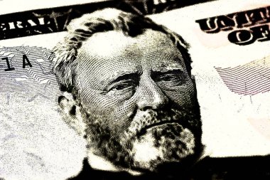 Soyut dolarlarına farklı mezhepleri arka plan.