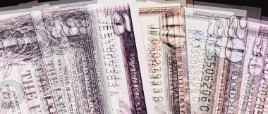 Soyut dolarlarına farklı mezhepleri arka plan.