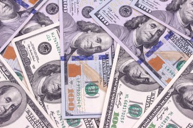 Yüz arka plan eski ve yeni para.