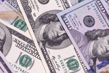 Yüz arka plan eski ve yeni para.