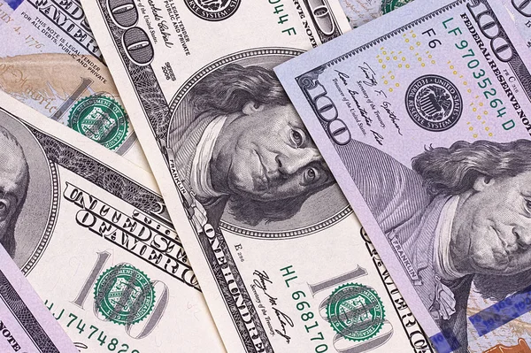 Yüz arka plan eski ve yeni para.