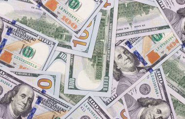 100 ABD Doları soyut para nakit arka plan.