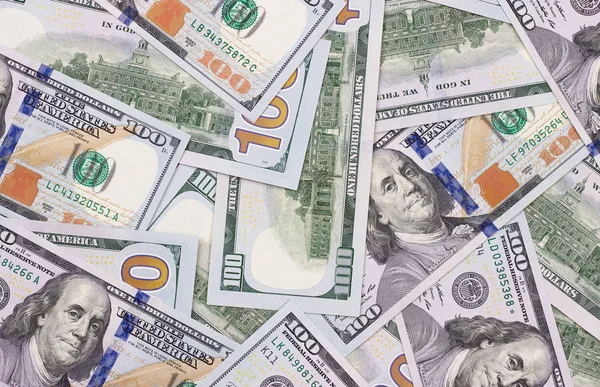 100 Долларов США абстрактные денежные средства фон . — стоковое фото