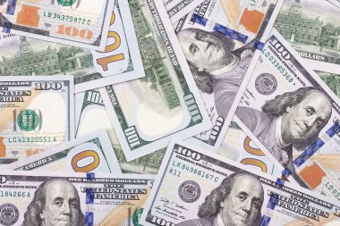 100 ABD Doları soyut para nakit arka plan.