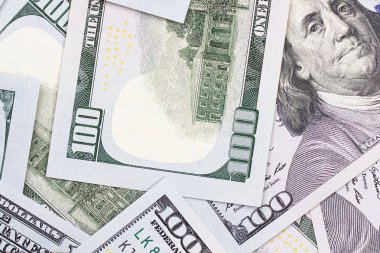 100 ABD Doları soyut para nakit arka plan.