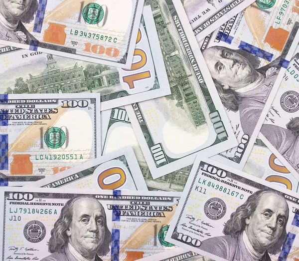 100 Долларов США абстрактные денежные средства фон . — стоковое фото