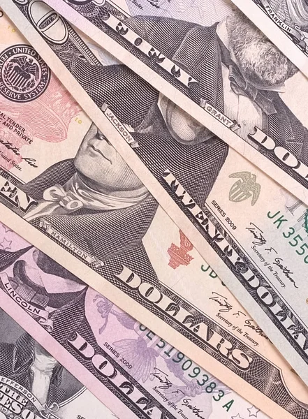 Uns Dollar abstrakten Hintergrund abstrakten Hintergrund. Bargeld. — Stockfoto