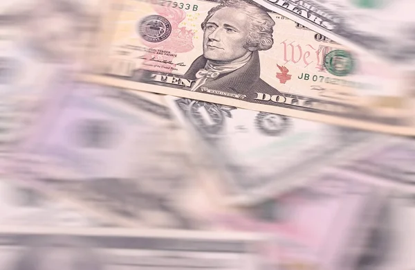 Dinero abstracto de fondo o textura de dólares americanos . —  Fotos de Stock