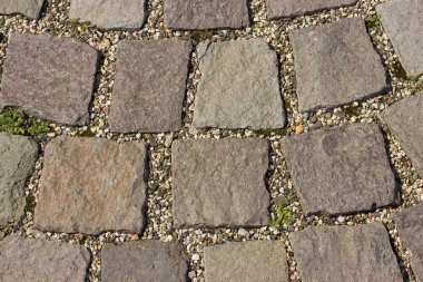 Eski vintage kaldırım taş arka plan veya doku