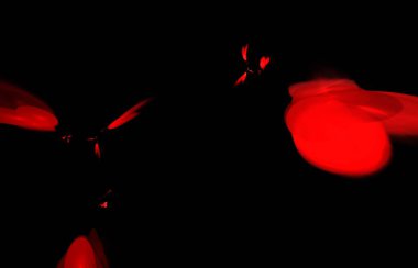 Siyah arka planda modern tarzda siyah siyah soyut fraktal. Soyut geometrik kağıt arkaplanı.