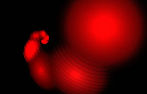 Black Red Black Abstract Fractal Modern Style Black Background Abstract — Stock Photo, Image