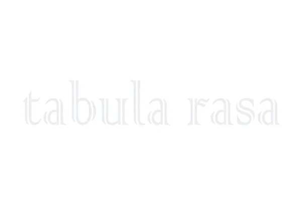 Beyaz arka plan Yazıt tabula rasa orta ile