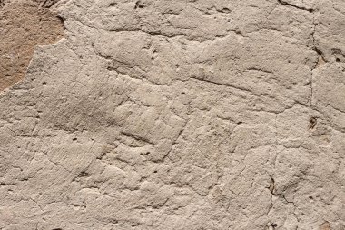 Kırık yüzeyi ile eski COB duvar