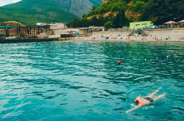 Vacation Beach Pure Turquoise Sea Water — Stock Photo, Image