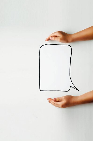 Чистый искушение. идеи для написания. children 's hands
