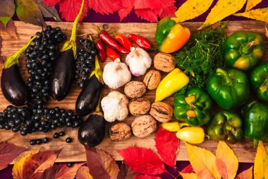 zengin bir sonbahar hasat. hasat mevsimi. Vitaminler