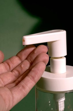 Virüs koruması. Salgın. Koronovirüs. el yıkama