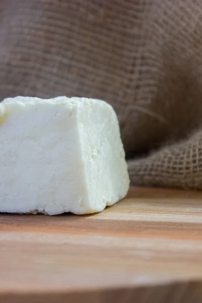 Geleneksel Hint peynir panneer formu taze süt hazır. — Stok fotoğraf