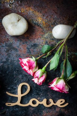 Sevgililer günü kutlama için arka plan seviyorum