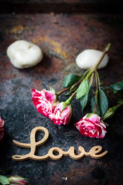 Sevgililer günü kutlama için arka plan seviyorum