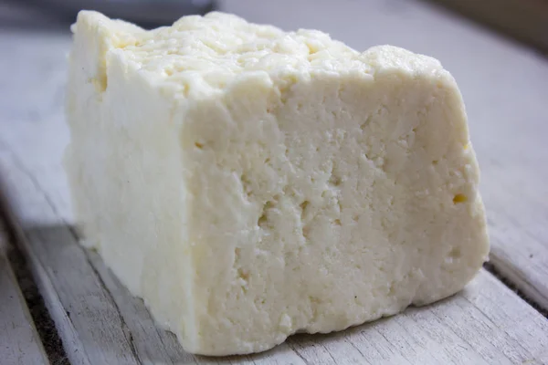 Panneer queijo indiano tradicional preparado forma leite fresco — Fotografia de Stock