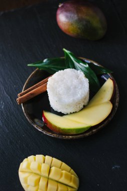 Mangolu güzel vejetaryen pilavı..