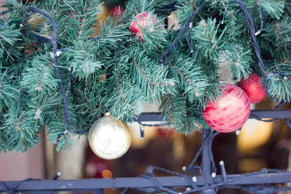 Decoración de Navidad en la calle — Foto de Stock