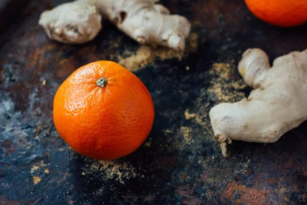Arancione e zenzero — Foto Stock