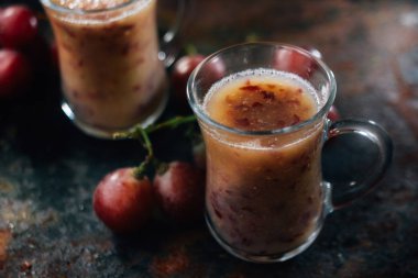 Üzüm lassi - taze üzümden yapılan